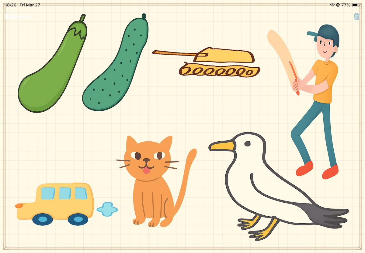 絵スゴいで変換したイラストの例
